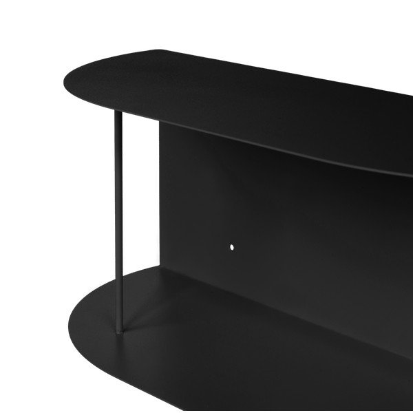 Crna metalna polica s više razina 80 cm Lina – noo.ma-image-4