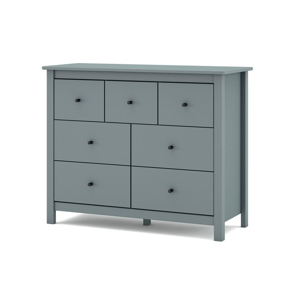 Komoda prljavo zelena od masivnog bora 110x80x40 cm Misti – Marckeric-image-3