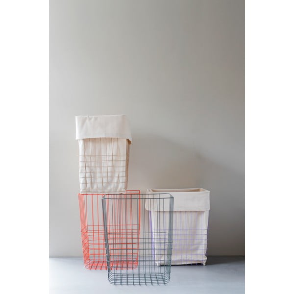 Zelena metalna/tekstilna košara za rublje 64 l Store-It – Mette Ditmer Denmark-image-4