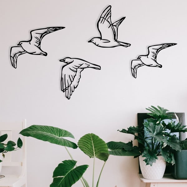 Metalni zidni ukrasi u setu 4 kom 100x24 cm Zevahir – Wallity-image-3