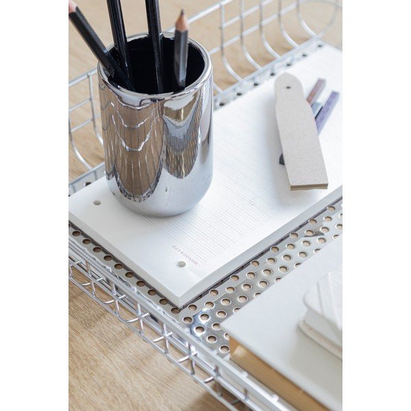 Keramička čaša za četkice za zube u srebrnoj boji Lotus – Mette Ditmer Denmark-image-2