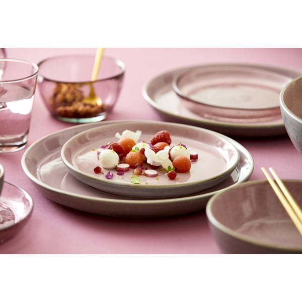 Ružičasti/sivi tanjur od kamenine ø 27 cm Gastro Grey/Light Pink – Bitz-image-3