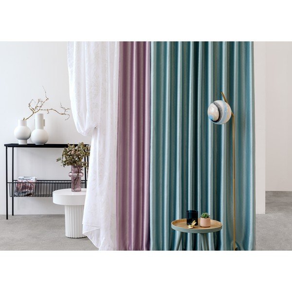 Ljubičasta zavjesa s kukama 140x260 cm Canyon – Mendola Fabrics-image-2