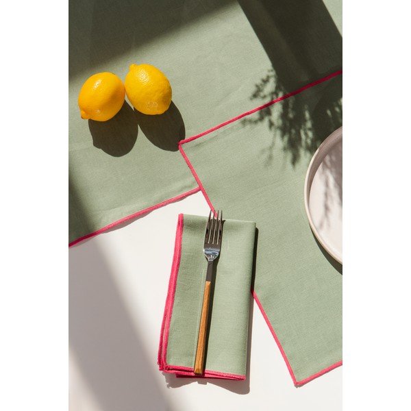 Laneni nadstolnjaci u setu 2 kom 41x130 cm Contrast Edge – Really Nice Things-image-4