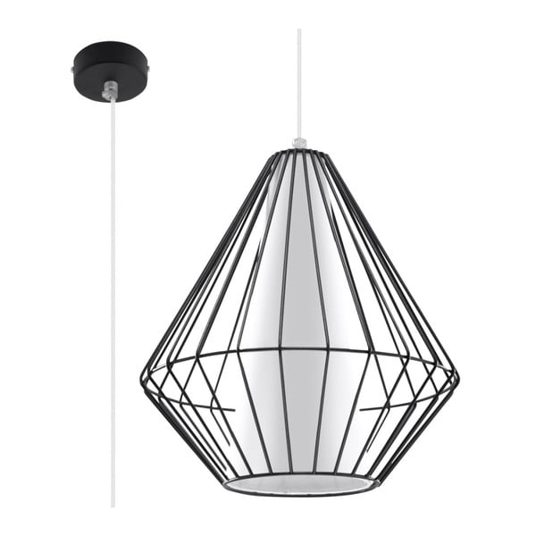 Crna viseća lampa Sollux Alfredo-image-2
