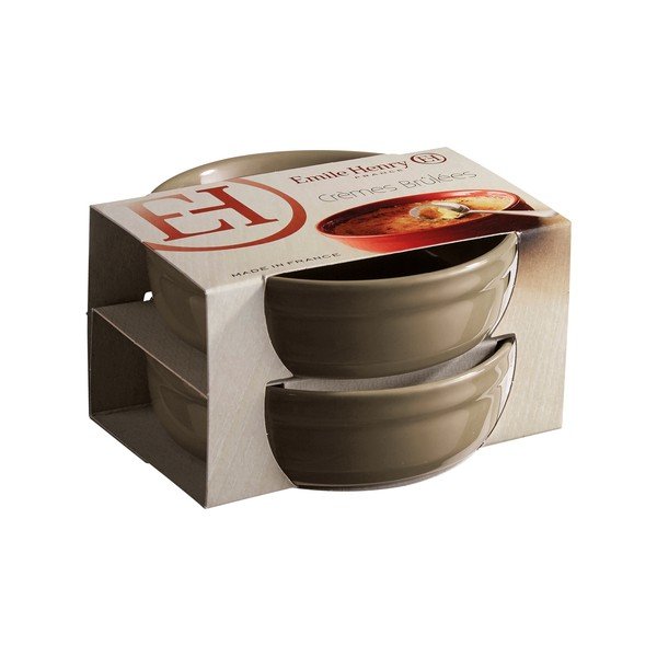 Set od 2 sive posude za pečenje za crème brûlée Emile Henry-image-1