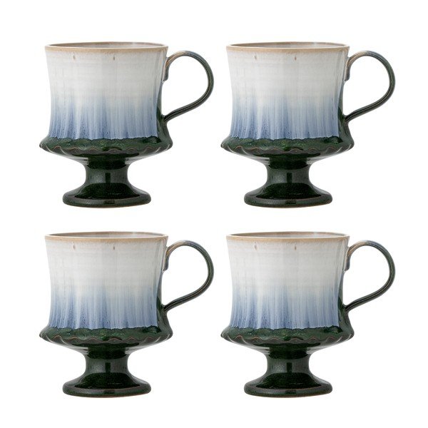 Plave šalice u setu 4 kom glinene 250 ml Odile – Bloomingville