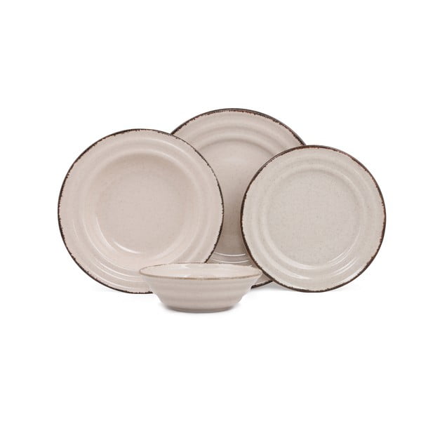 24-dijelni set od bež porculana Kütahya Porselen Basis-image-2