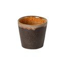 Tamno smeđa šalica za espresso od kamenine 70 ml Poterie – Casafina