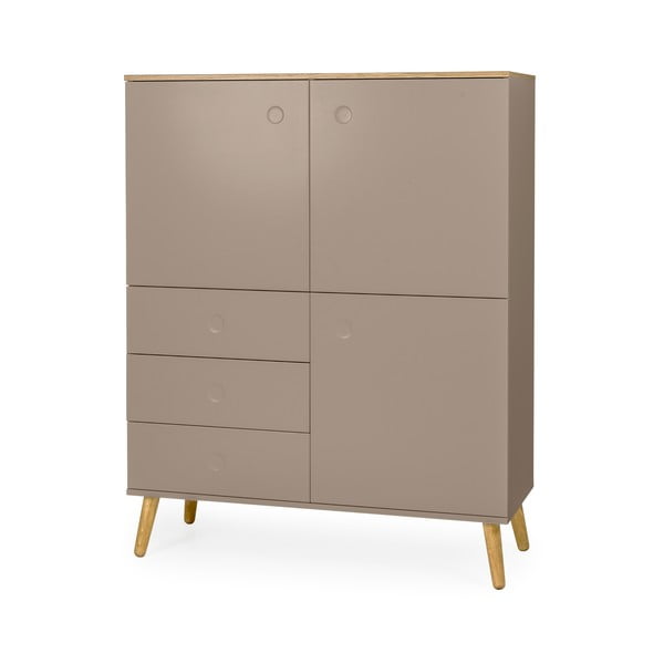 Smeđa komoda Tenzo Dot, 109 x 137 cm-image-2