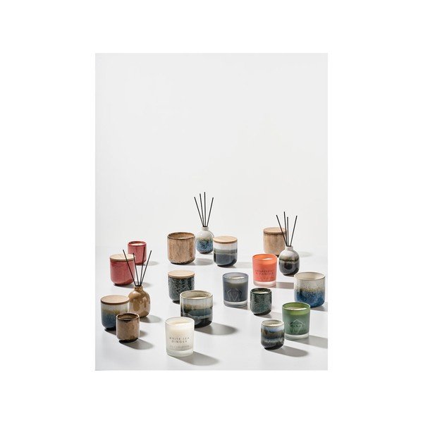 Mirisna svijeća od sojinog voska/od kokosova voska vrijeme gorenja 45 h Petrol Green – Villa Collection-image-1