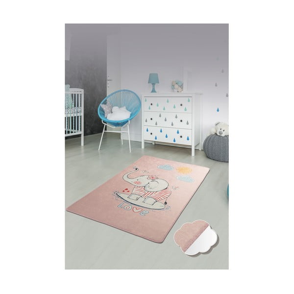 Dječji protuklizni tepih Conceptum Hypnose Elephant, 100 x 160 cm-image-2