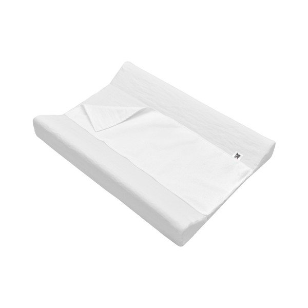 Bijela dječja lanena vodootporna podloga za previjanje BELLAMY Snow White, 50 x 70 cm-image-3