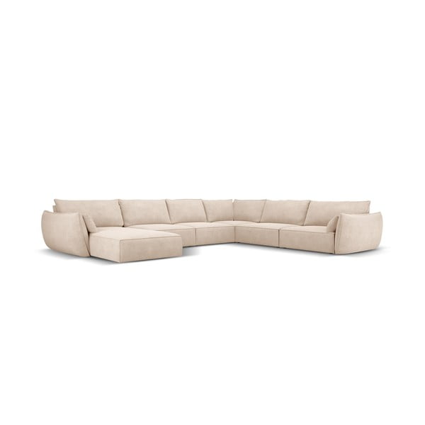 Bež kutna garnitura (desni kut) Vanda - Mazzini Sofas-image-2