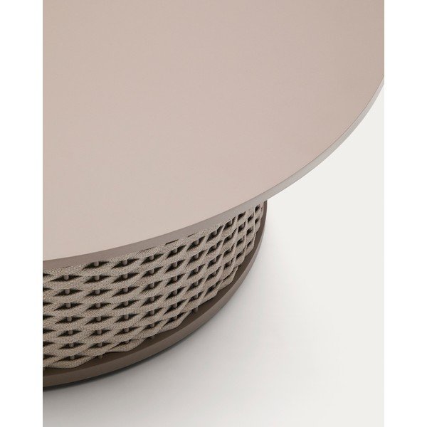 Metalni okrugao vrtni stolić za kavu ø 99 cm Sedalis – Kave Home-image-4