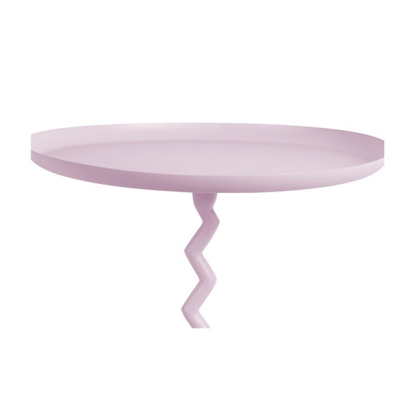 Metalni okrugao pomoćni stol ø 40 cm Zig Zag – Leitmotiv-image-1