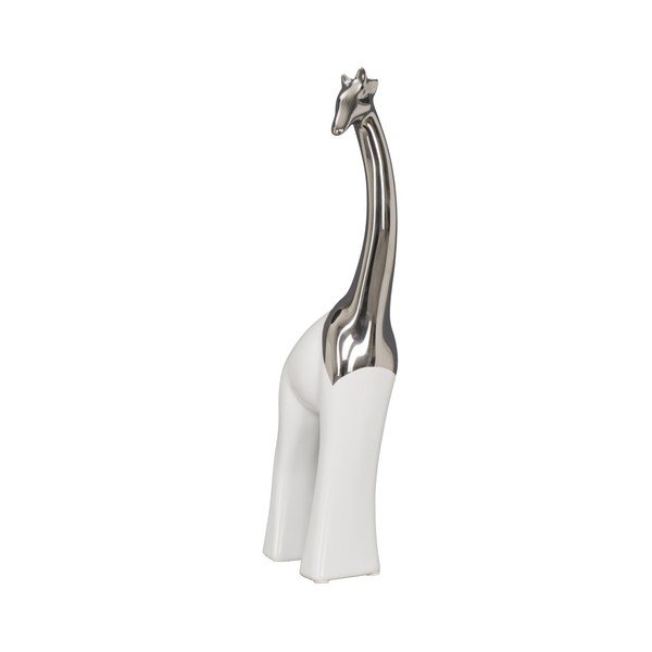 Bijela keramička ukrasna statueta Žirafe Mauro Ferretti, visina 35 cm-image-2