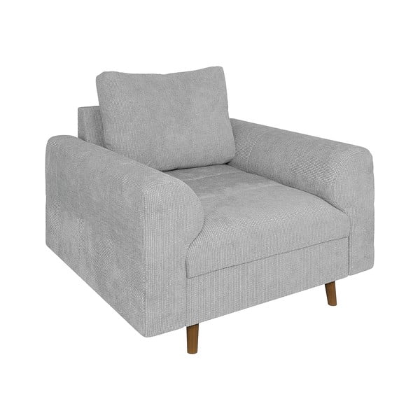 Svijetlo siva fotelja Ariella – Ropez