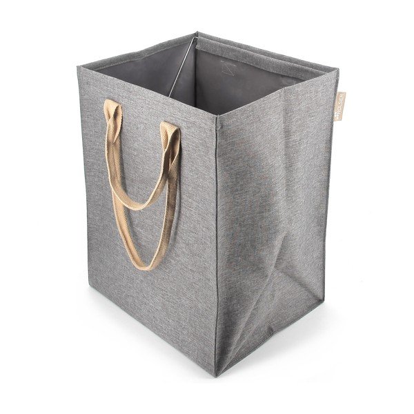 Siva tekstilna košara za rublje 53 l Laundry Hub Tweed – Rolser