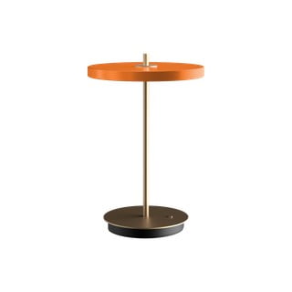 Narančasta LED stolna lampa s mogućnosti zatamnjivanja s metalnim sjenilom (visina 31 cm) Asteria Move – UMAGE