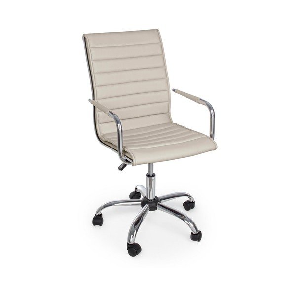 Smeđe-siva uredska stolica od umjetne kože Perth – Yes Everyday