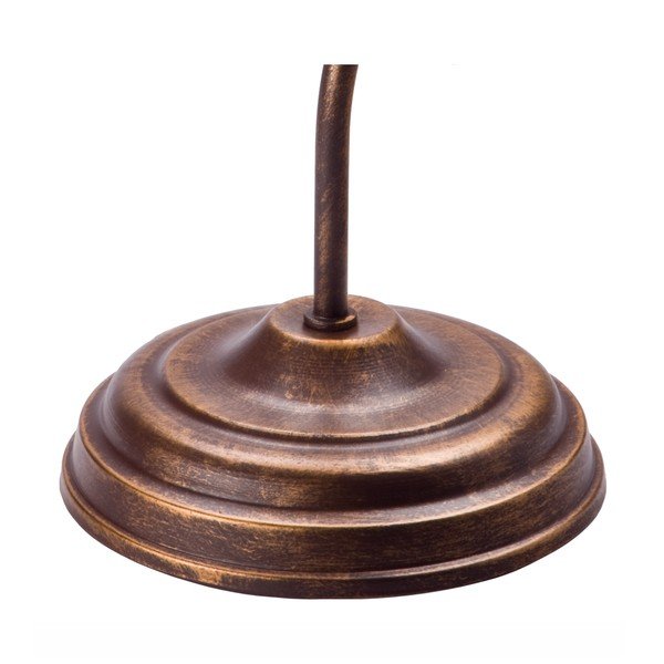 Bijela/smeđa stolna lampa sa staklenim sjenilom (visina 39 cm) Retro Ii – LAMKUR-image-4