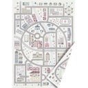 Bijeli dvostrani dječji tepih Narma Ülejõe, 140 x 200 cm