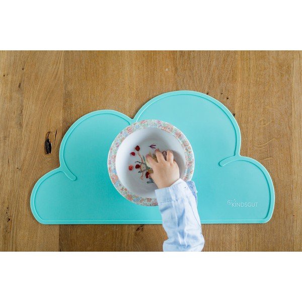 Tirkizni silikonski podmetač Kindsgut Cloud, 49 x 27 cm-image-3