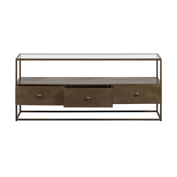 Metalna TV komoda u zlatnoj boji 115x50 cm Depart – BePureHome-image-3