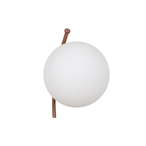 Bijela/u brončanoj boji stolna lampa sa staklenim sjenilom (visina 43 cm) Yay – Opviq lights-image-4