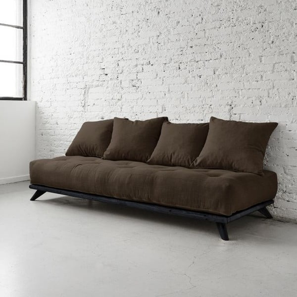 Sofa Senza Crna / Choco Brown