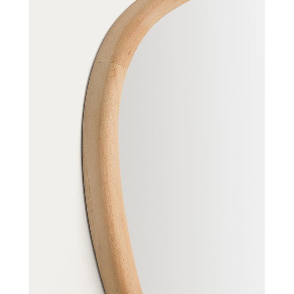 Zidno ogledalo s okvirom od masivnog drveta 45,5x47 cm Alura – Kave Home-image-4