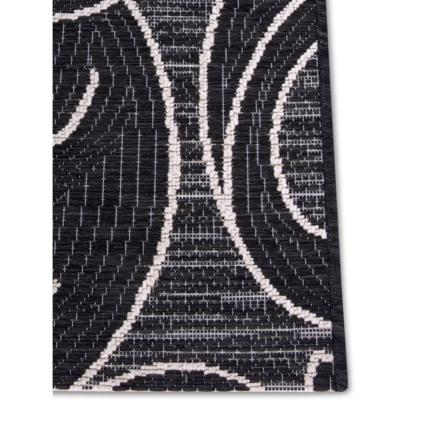 Crni vanjski tepih 194x290 cm Elina Black – Hanse Home-image-4