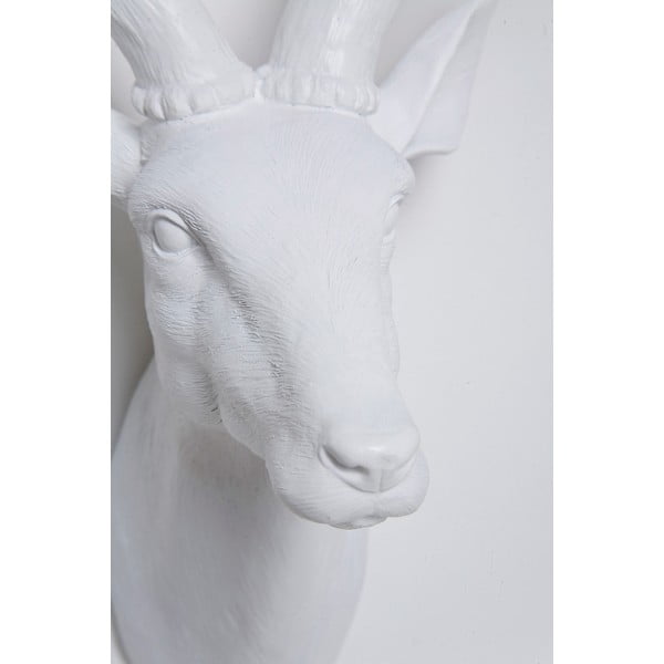 Bijela dekorativna bista u obliku jelena Kare Design Deer, 40 x 45 cm-image-3