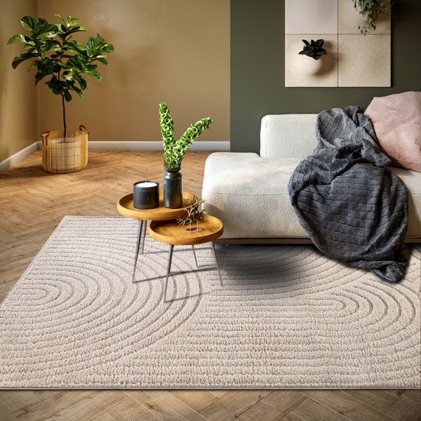 Bež tepih 120x170 cm Panglao New York Taupe – Elle Decoration-image-1