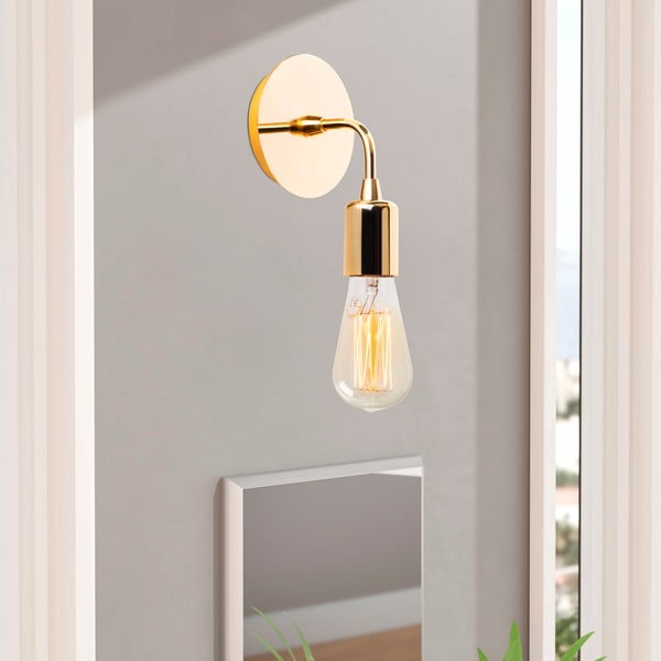 Zidna lampa u zlatnoj boji Harput – Opviq lights-image-1