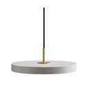Svijetlo siva LED viseća svjetiljka s metalnim sjenilom ø 31 cm Asteria Mini – UMAGE