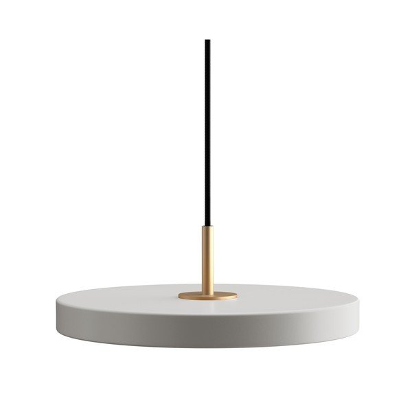 Svijetlo siva LED viseća svjetiljka s metalnim sjenilom ø 31 cm Asteria Mini – UMAGE