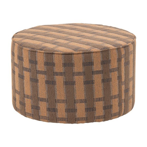 Ružičasti/smeđi tabure od šenila Sarli – WOOOD