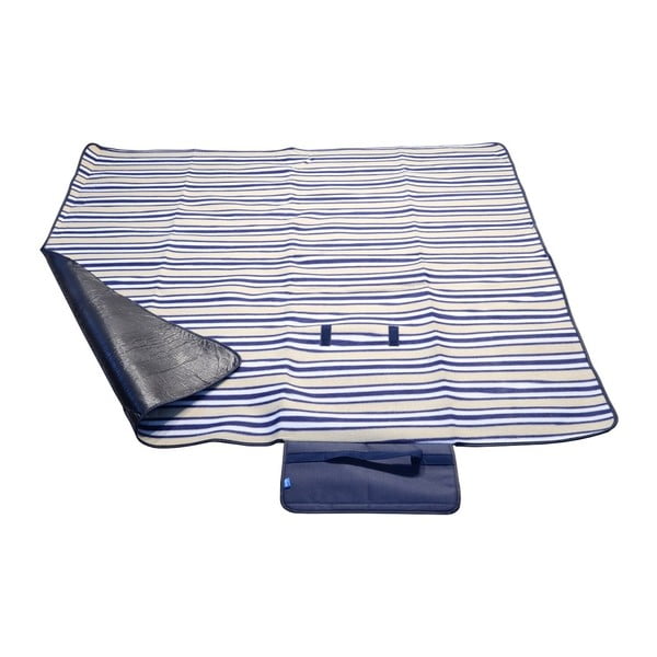 Plava dekica za piknik Cattara Fleece, 150 x 135 cm