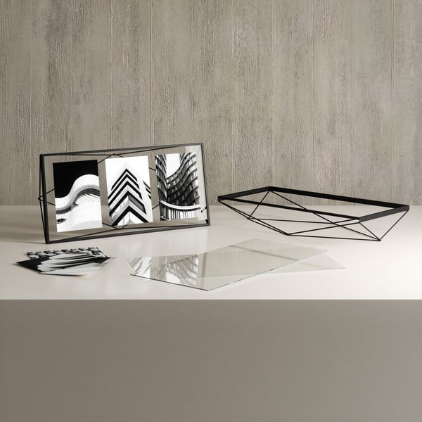 Crni metalni stojeći/viseći okvir 48x23 cm Prisma – Umbra-image-4