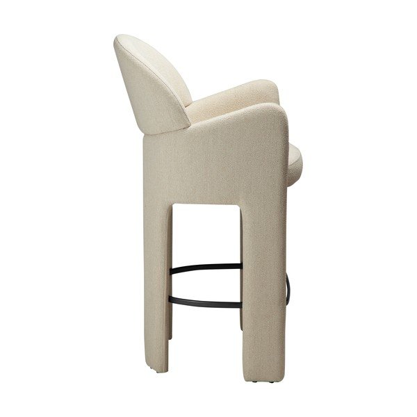 Bež barska stolica (visine sjedala 68,5 cm) Aole – DAN-FORM Denmark-image-3