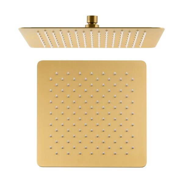 Tuš glava od nehrđajućeg čelika u zlatnoj boji Slim – Sapho