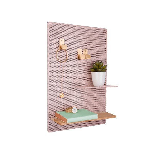 Svjetloružičasta metalna oglasna ploča PT LIVING Perky, 34,5 x 52,5 cm-image-3