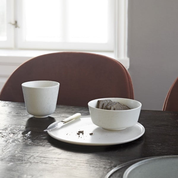 Bijela posuda od kamenine Kähler Design Ombria, ⌀ 15 cm-image-1