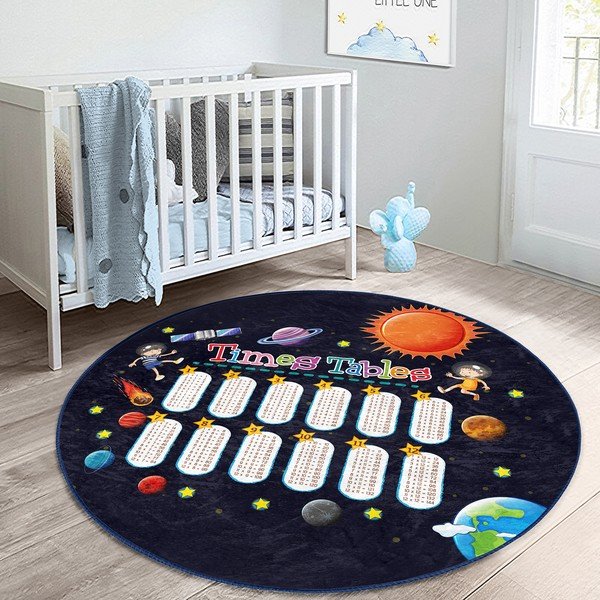 Crni dječji tepih ø 80 cm Comfort – Mila Home-image-4