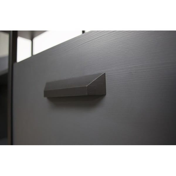 Crna drvena polica s 4 ladice BePureHome-image-1