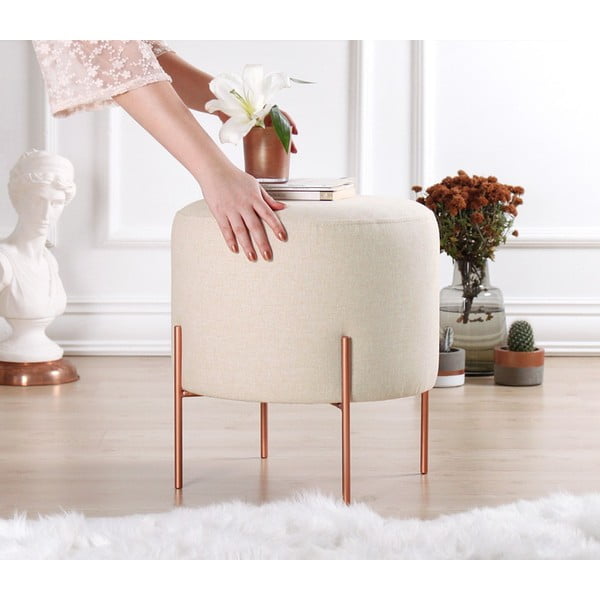 Krem tabure Copper – Artie-image-2