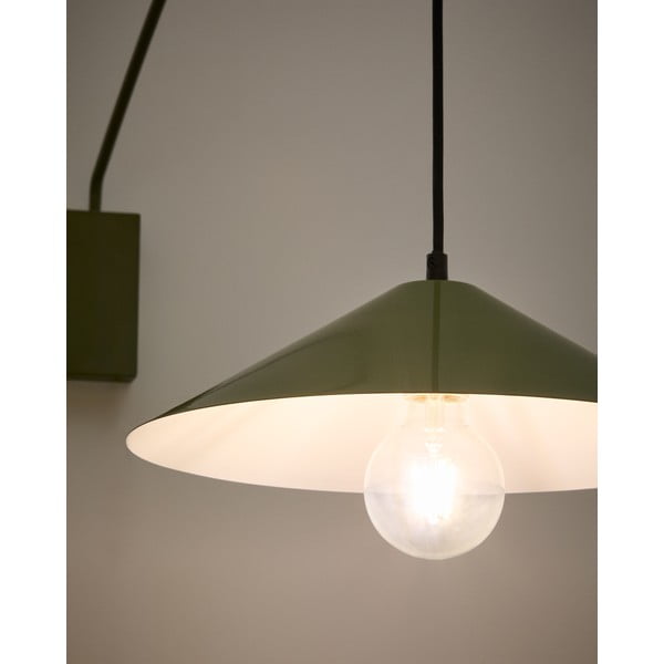 Zelena zidna lampa ø 35 cm Kally – Kave Home-image-3