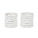 Porculanski svijećnjaci u setu 2 kom Ribbon – Mette Ditmer Denmark